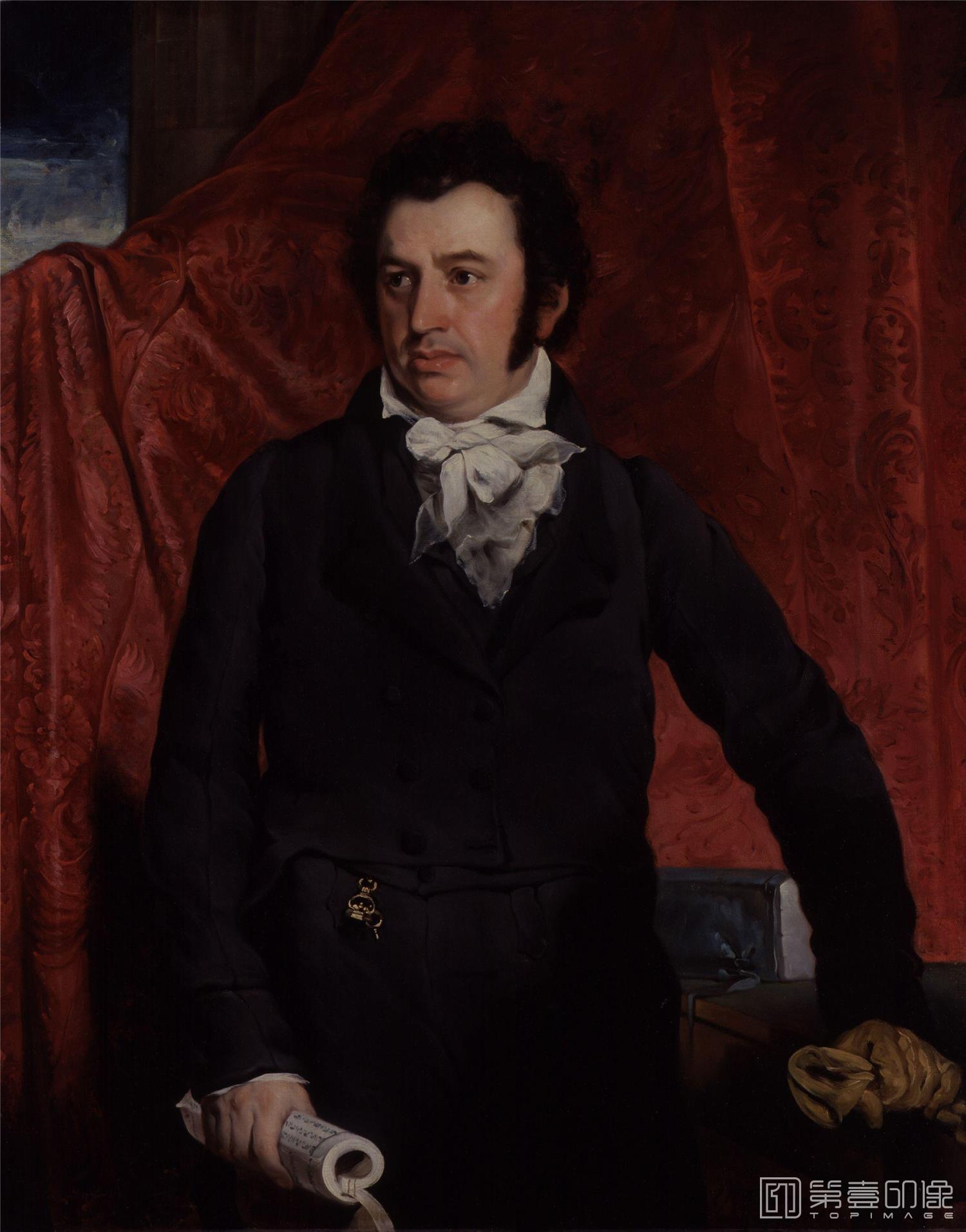 油画-国家肖像艺术博物馆-Robert Morrison by John Richard Wildman-1055